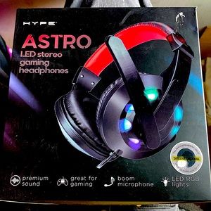 Hype Astro LED stereo gaming headphones